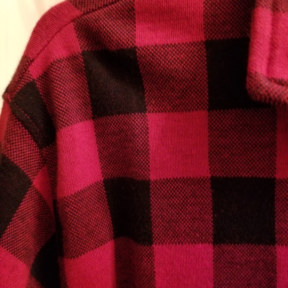 Red&black buffalo check, light jacket,blazer,shirt - Picture 3 of 6